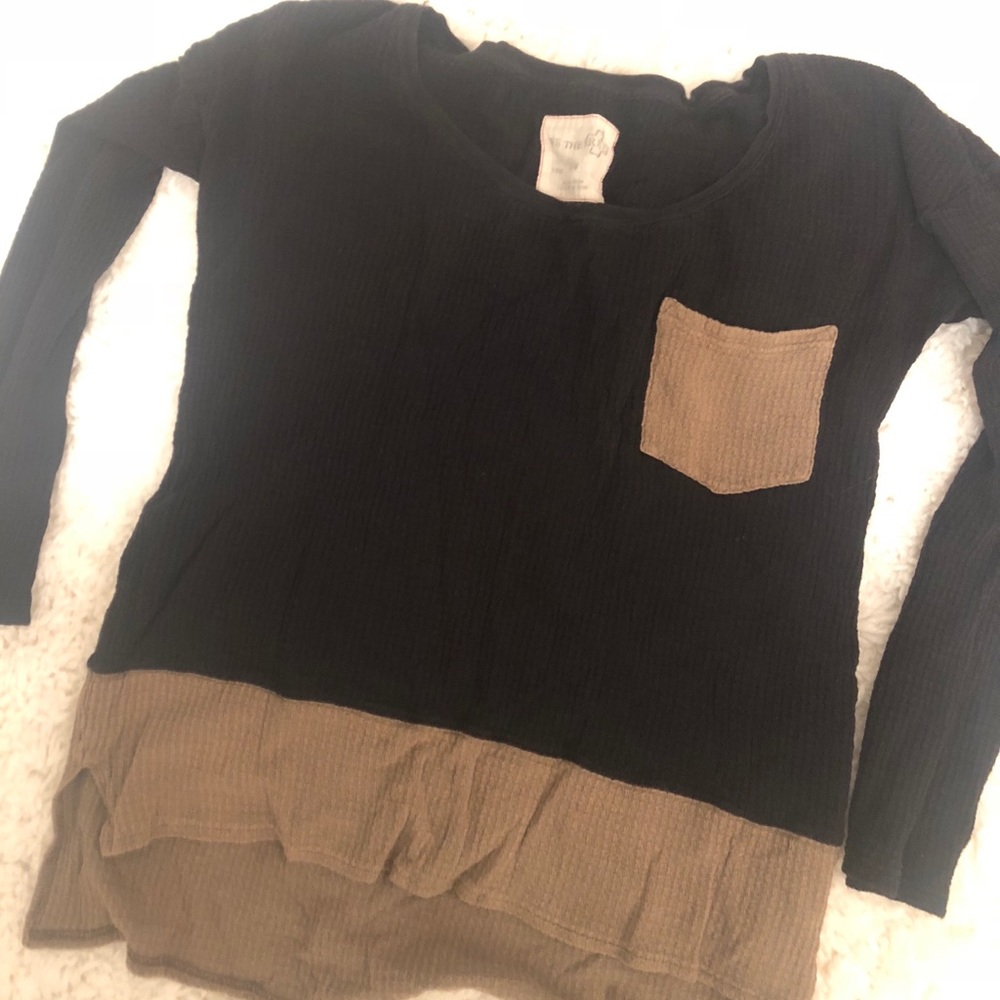 Free people waffle shirt